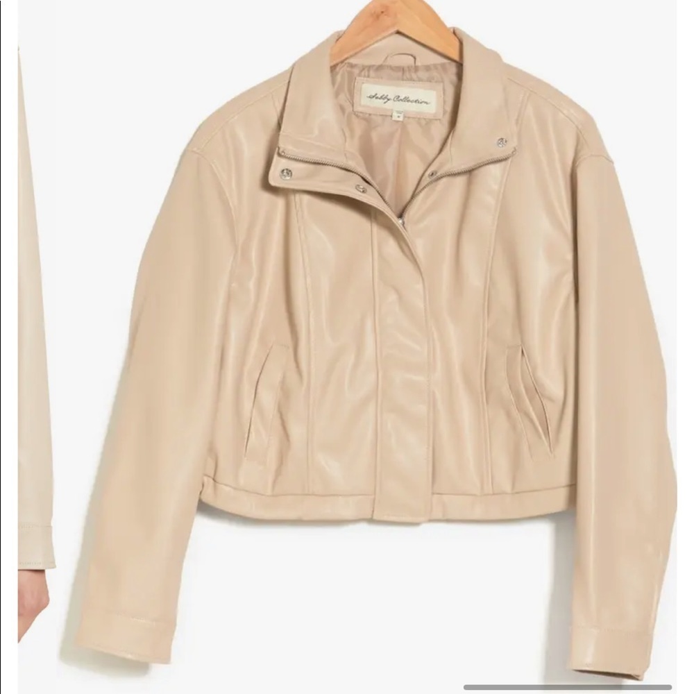SEBBY Faux Leather Jacket